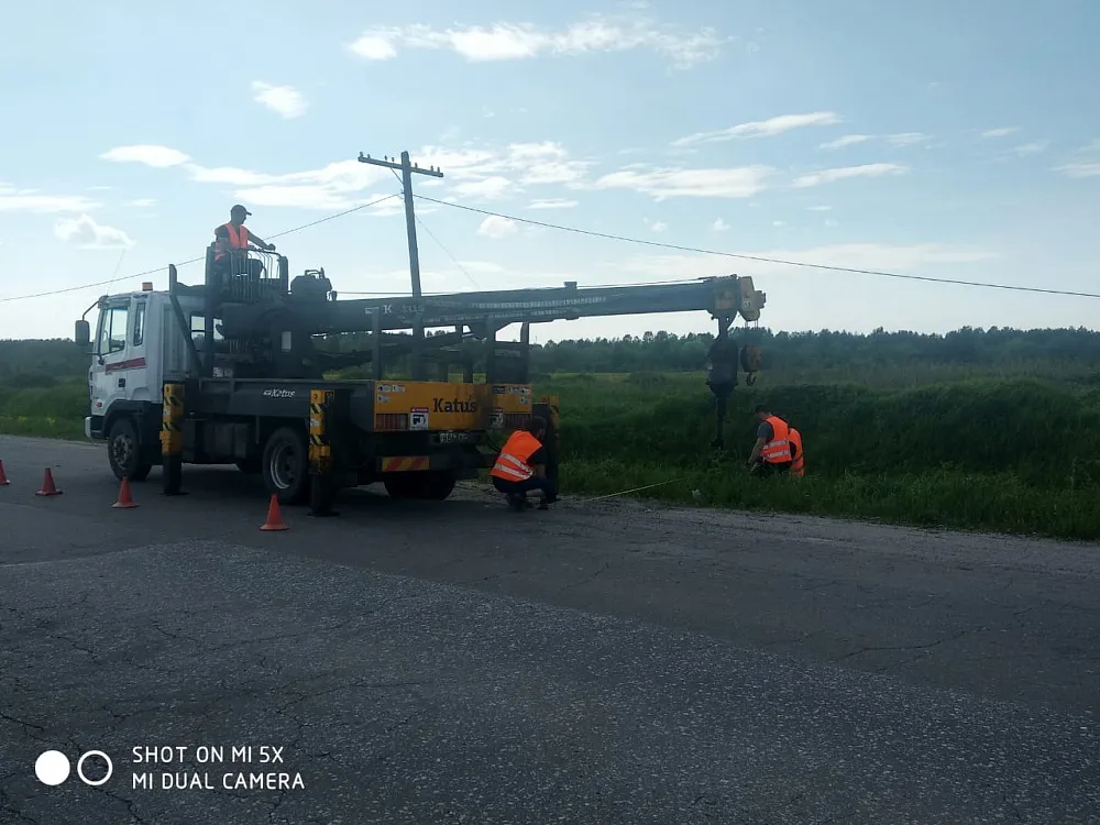 Поставка опор в Карелию